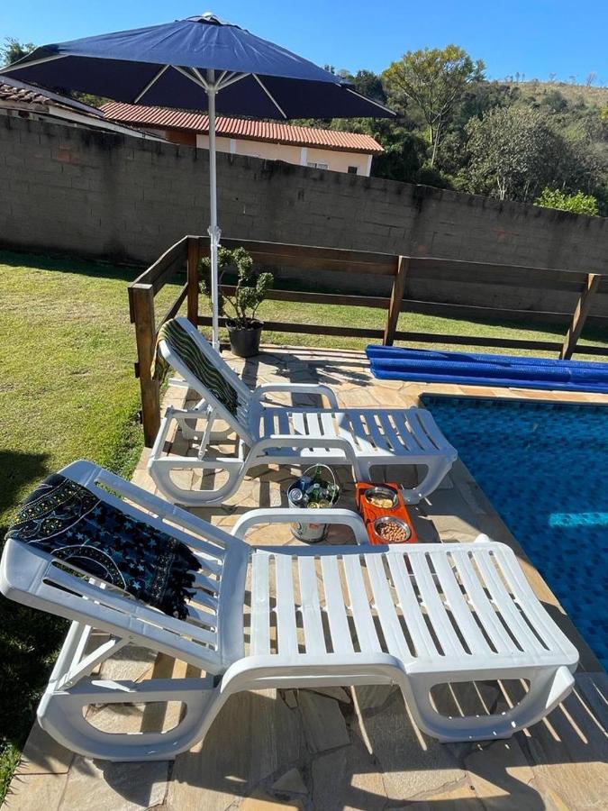 Вилла Chacara Com Piscina Climatizada E Jacuzzi Сокорру Экстерьер фото